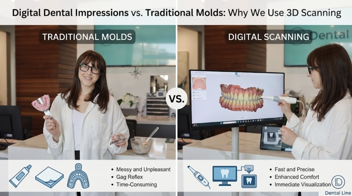 Digital Dental Impressions vs. Traditional Molds: Why We Use 3D Scanning